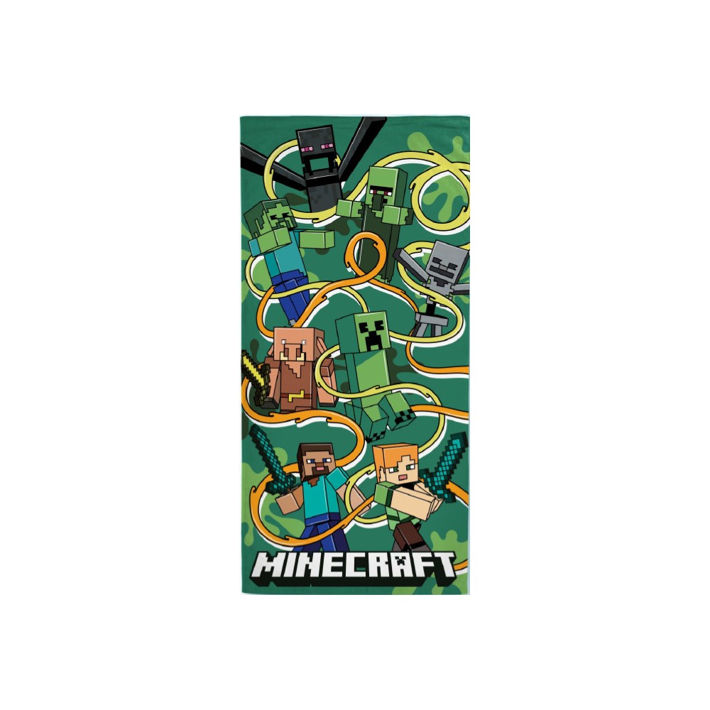 Minecraft Funtage Graphic bath towel, beach towel 70x140cm