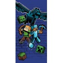 Minecraft Metro Art Survive bath towel, beach towel 70x140cm