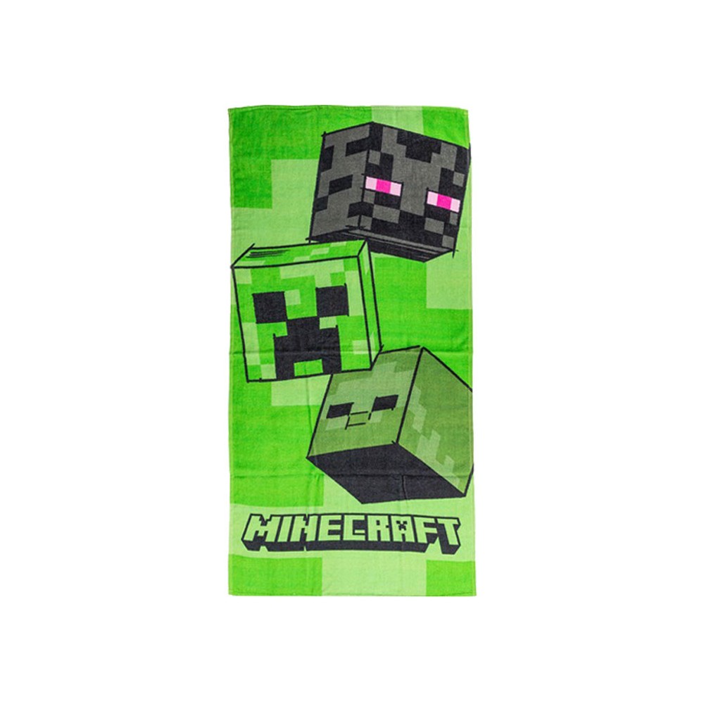 Minecraft Mobs bath towel, beach towel 70x140cm