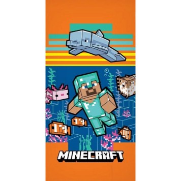 Minecraft Summer Crew bath towel, beach towel 70x140cm
