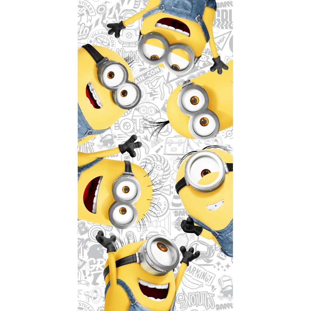 Minions Lively bath towel, beach towel 70*140cm