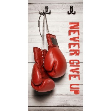 Never give up bath towel, beach towel 70*140cm