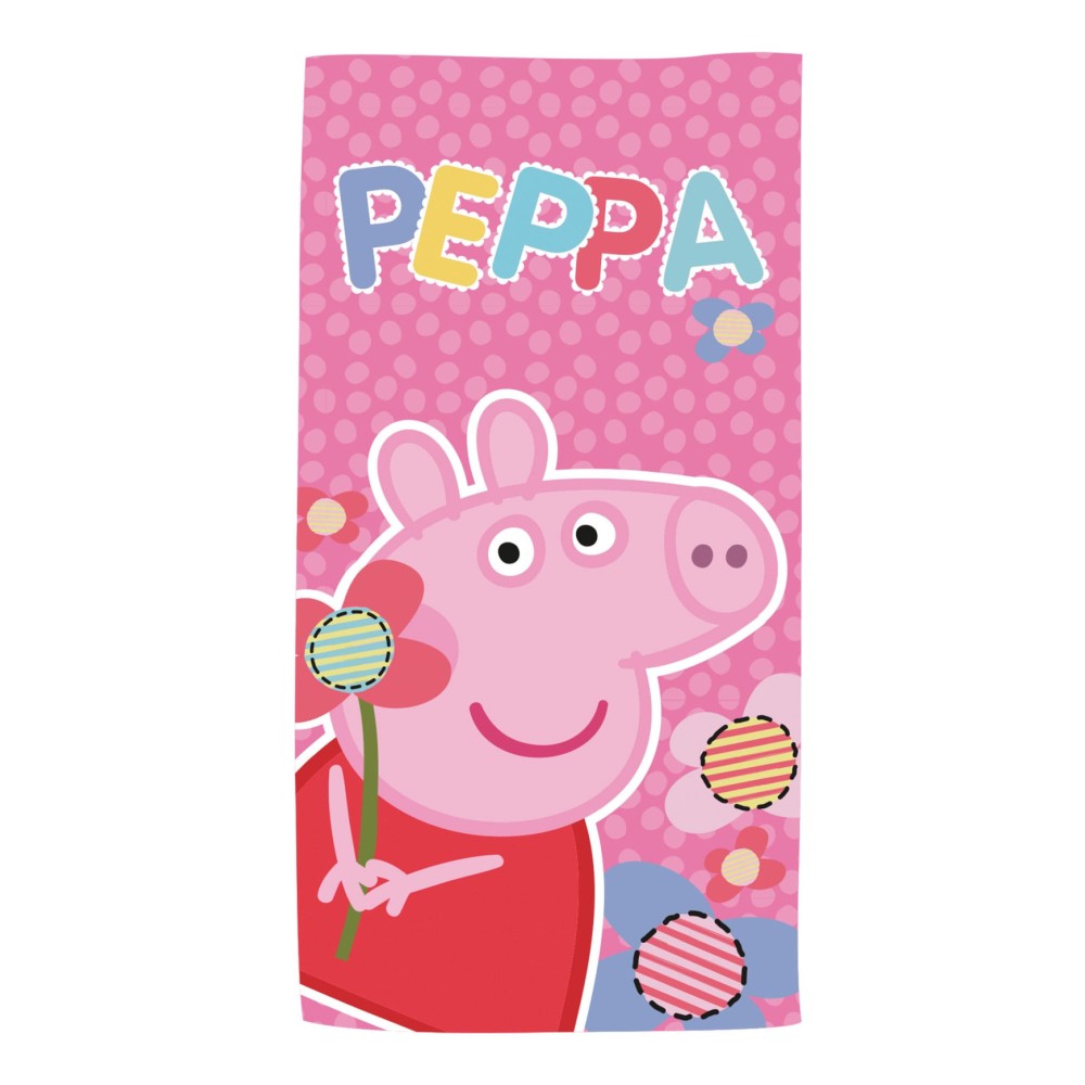 Peppa Pig Flower bath towel, beach towel 70x140cm (fast dry)