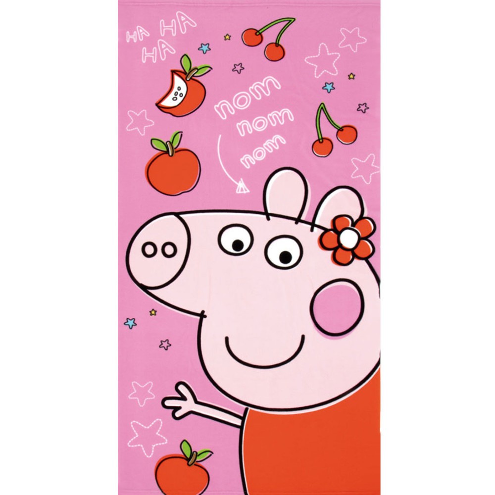 Peppa Pig Fruits bath towel, beach towel 70x140cm (Fast Dry)