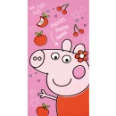 Peppa Pig Fruits bath towel, beach towel 70x140cm (Fast Dry)