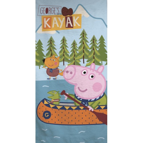 Peppa Pig Kayak bath towel, beach towel 70x140cm