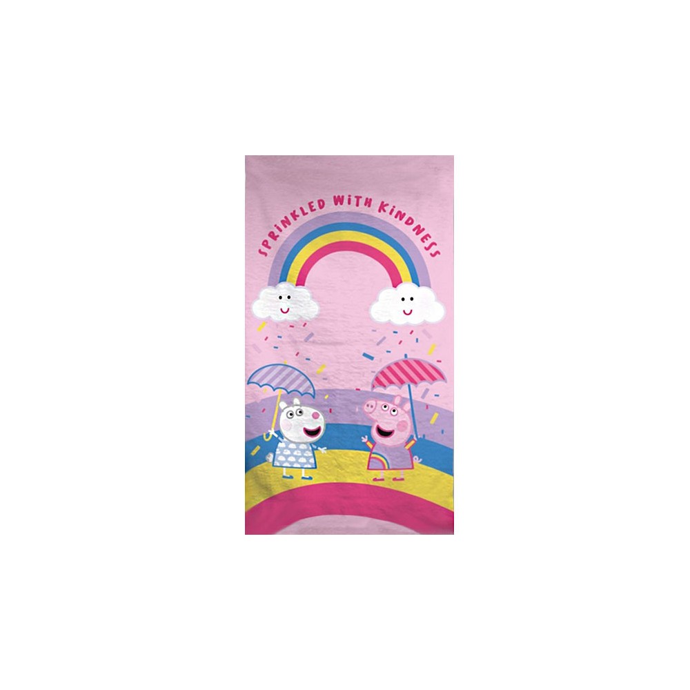 Peppa Pig Sprinkled Bath Towel, Beach Towel 70x140cm