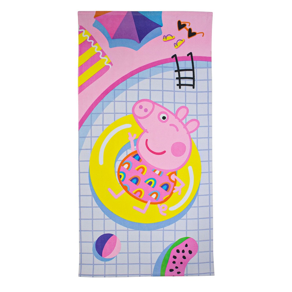 Peppa Pig Summer bath towel, beach towel 70x140cm