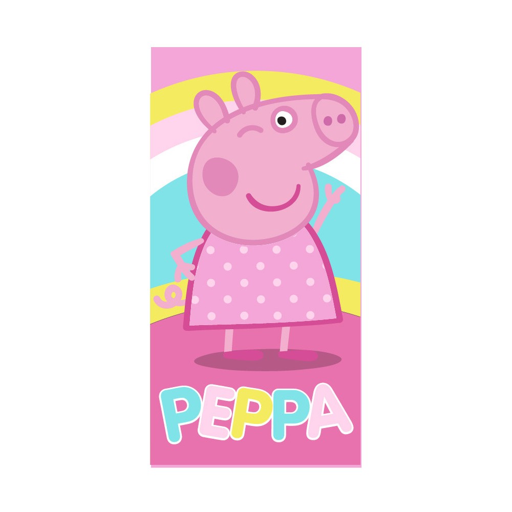 Peppa Pig Wink bath towel, beach towel 70x140cm (Fast Dry)