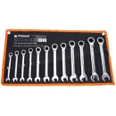 Klucze płasko-oczkowe z grzechotką PM-KPLO-12T