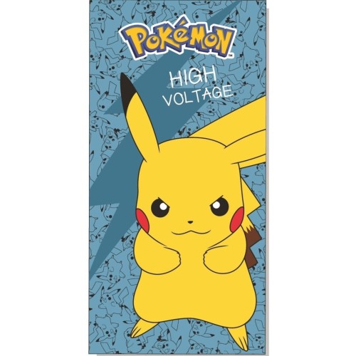 Pokémon High Voltage bath towel, beach towel 70x140cm (Fast Dry)