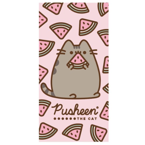 Pusheen bath towel, beach towel 70x140cm (Fast Dry)