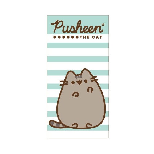 Pusheen Green bath towel, beach towel 70x140cm (Fast Dry)