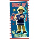 Fireman Sam Be awesome bath towel, beach towel 70x140cm