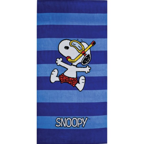 Snoopy Diving bath towel, beach towel 70x140cm