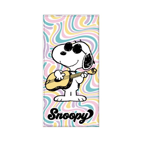 Snoopy Guitar bath towel, beach towel 70x140cm (Fast Dry)