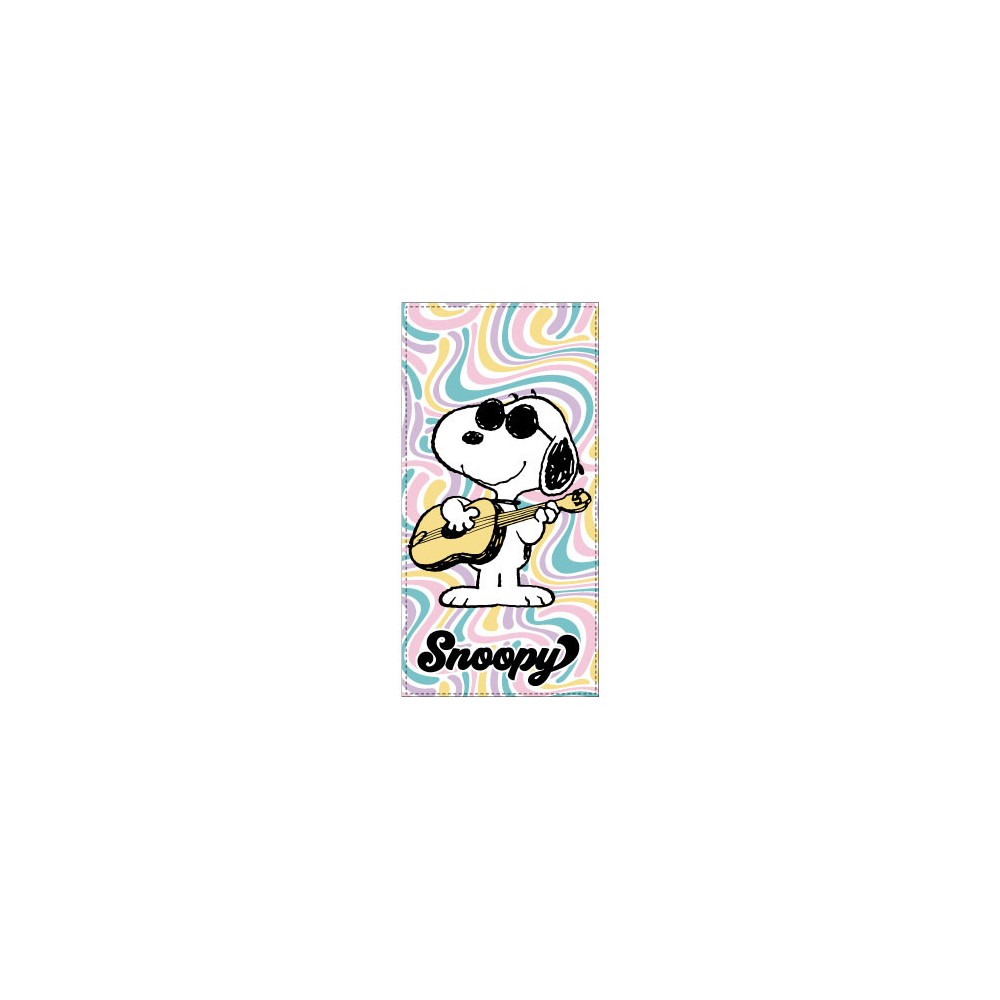 Snoopy Guitar bath towel, beach towel 70x140cm (Fast Dry)