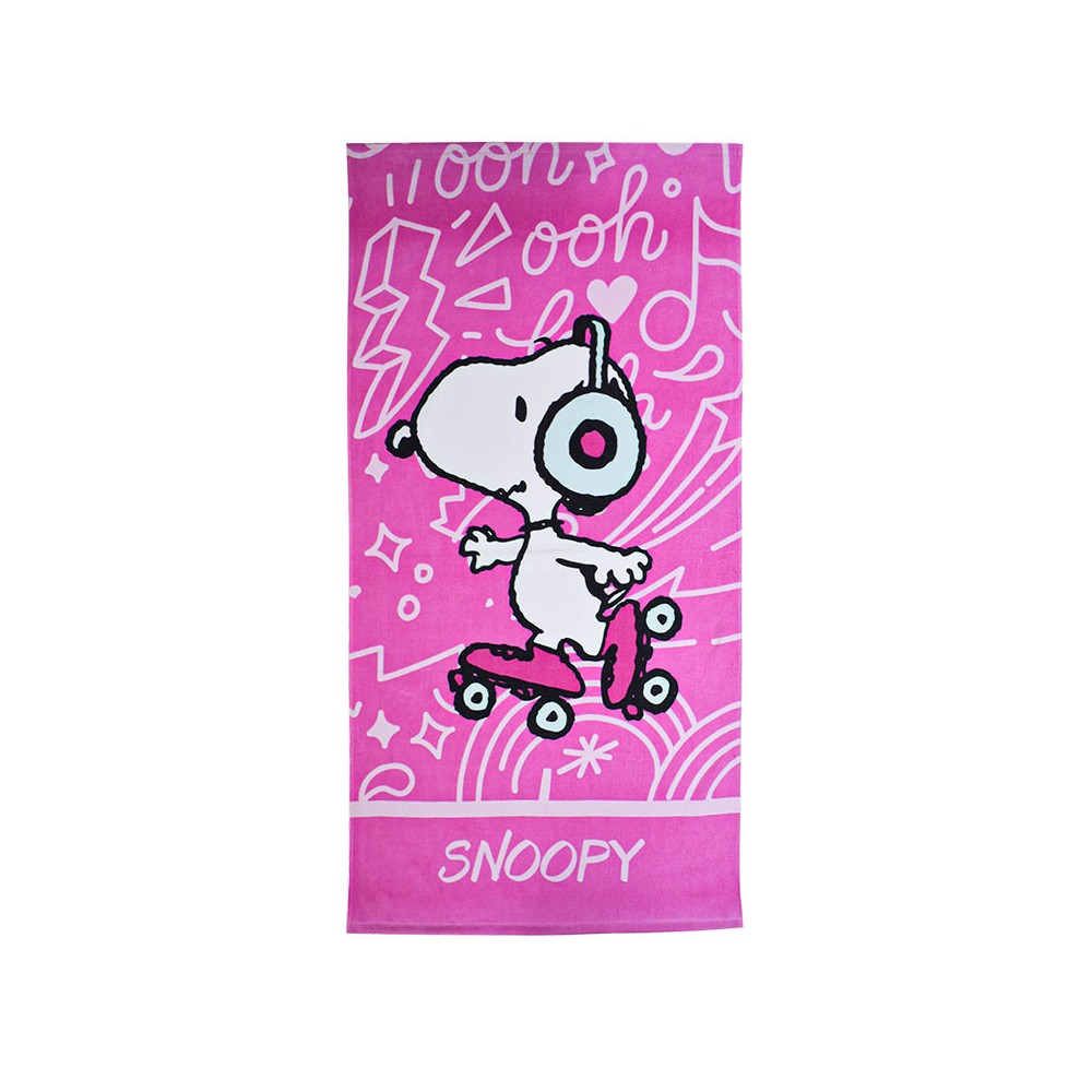 Snoopy Skate bath towel, beach towel 70x140cm