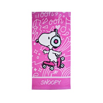 Snoopy Skate bath towel, beach towel 70x140cm