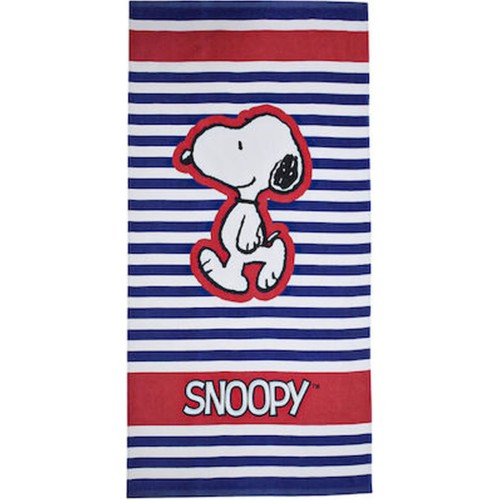 Snoopy Stripes bath towel, beach towel 70x140cm