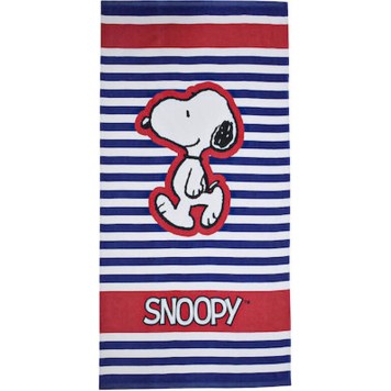 Snoopy Stripes bath towel, beach towel 70x140cm