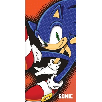 Sonic the Hedgehog Fearless Sonic the Hedgehog Bath Towel, Beach Towel 70x140cm