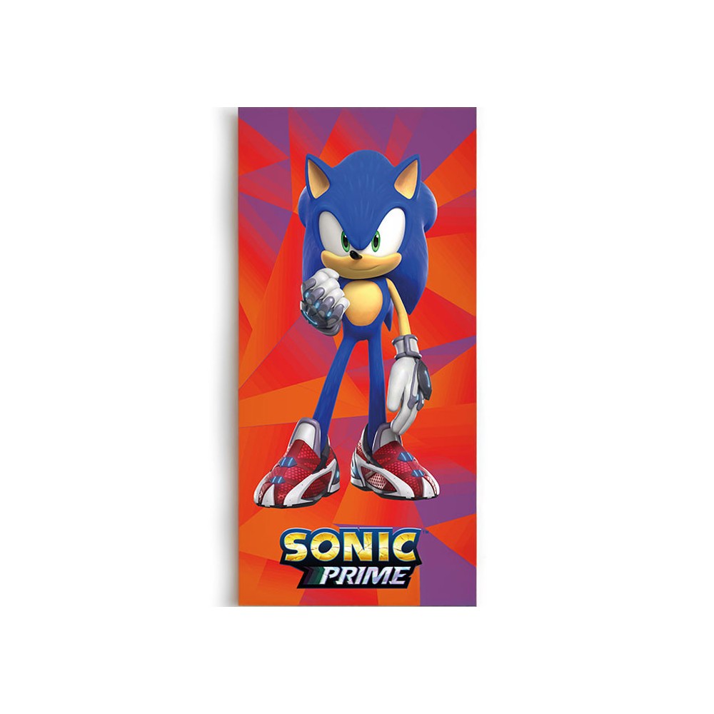 Sonic the Hedgehog Prime bath towel, beach towel 70x140cm