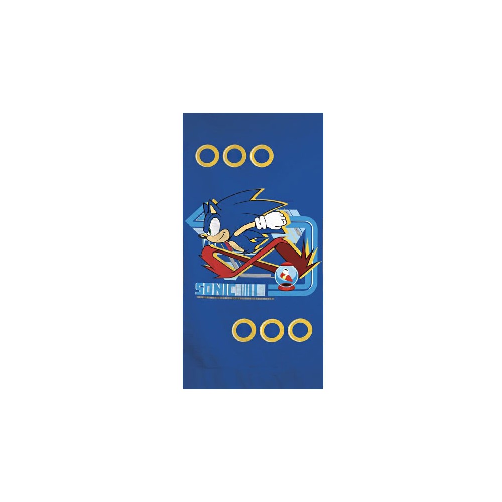 Sonic the Hedgehog Sonic the Hedgehog Bath Towel, Beach Towel 70x140cm (Fast Dry)