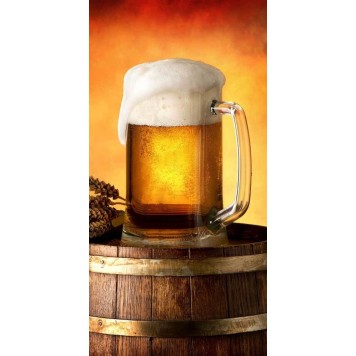Beer Barrel bath towel, beach towel 70*140cm