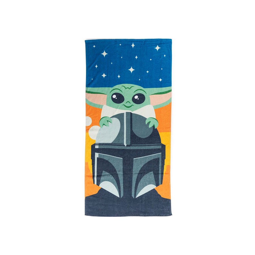 Star Wars Mandalorian bath towel, beach towel 70x140cm