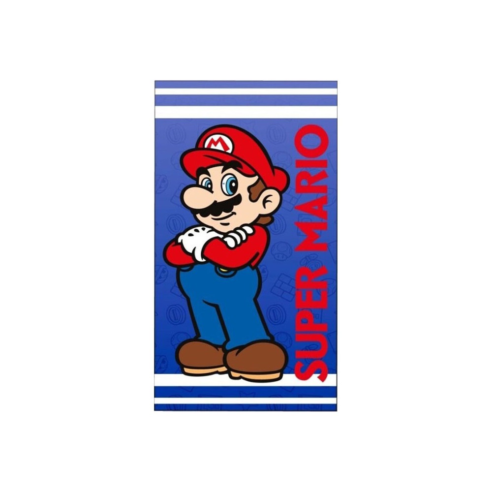 Super Mario bath towel, beach towel 70x140cm