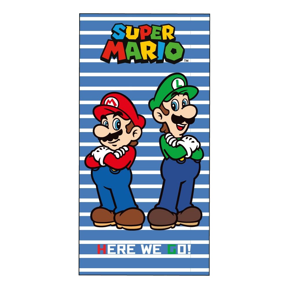 Super Mario Friends  bath towel, beach towel 70x140cm