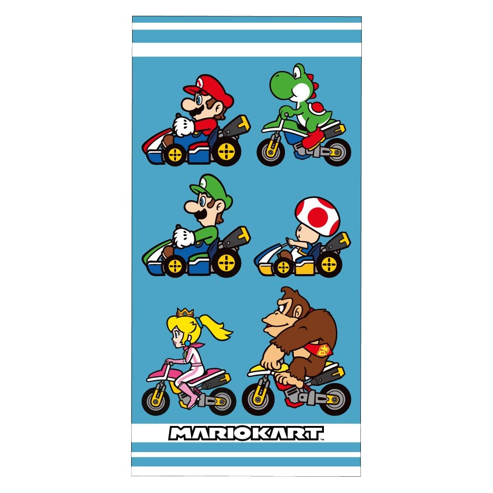 Super Mario Mariokart bath towel, beach towel 70x140cm