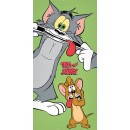 Tom and Jerry bath towel, beach towel Green 70*140cm