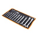 KLUCZE PŁASKO OCZKOWE Z GRZECHOTKĄ ŁAMANE 8-19 12E PM-KPLO-12TP