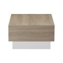 Dekost pakoworld coffee table in sonoma-white shade 105x50x32cm