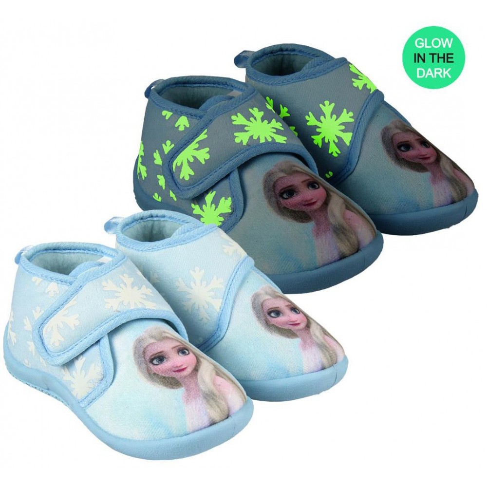 Disney Frozen glow-in-the-dark Indoor shoes 23-28