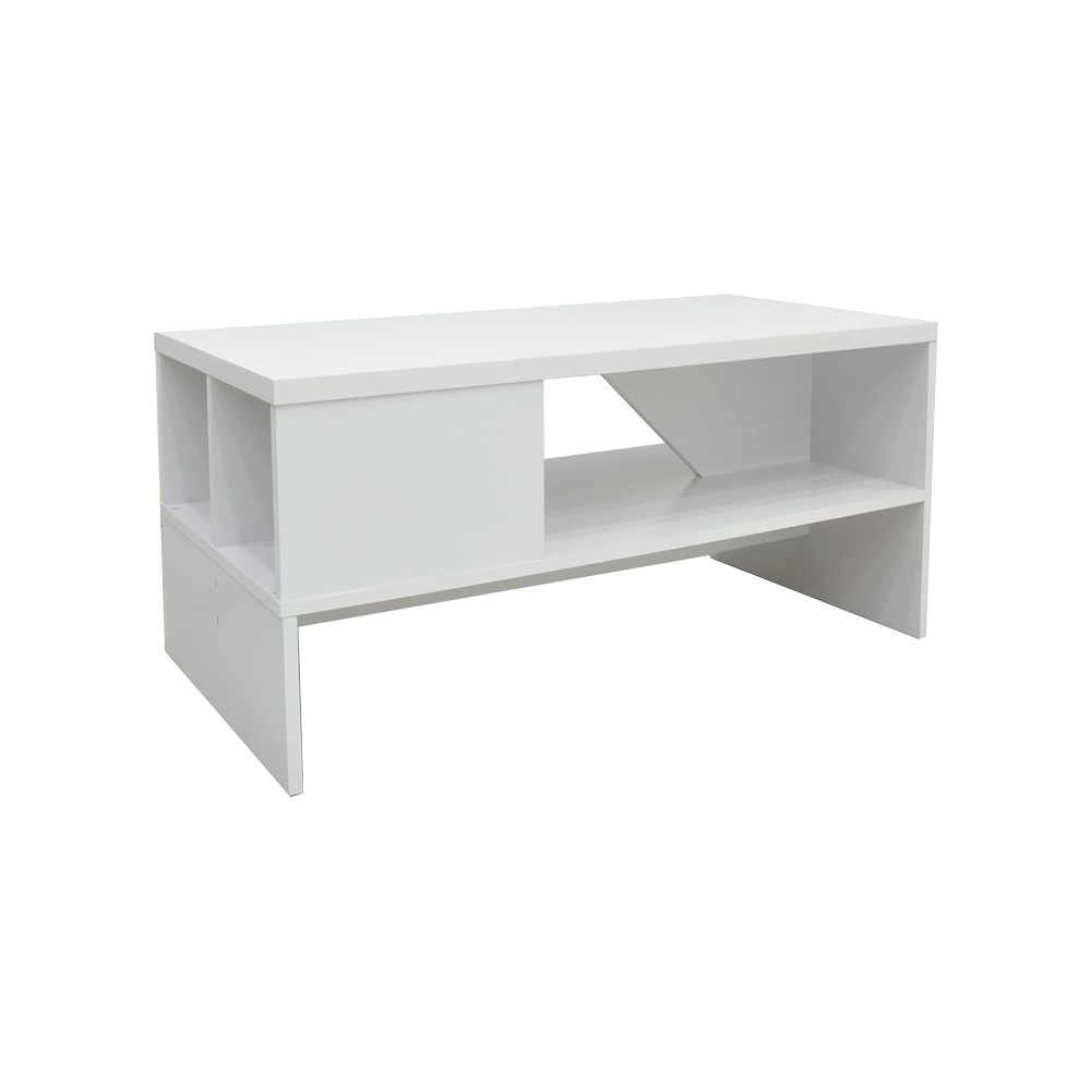 Coffee table Naya pakoworld in white color 93x46x43cm