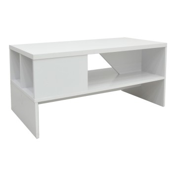 Coffee table Naya pakoworld in white color 93x46x43cm