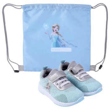 Disney Frozen street shoes with gym bag 25