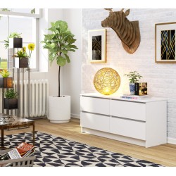 KOMODA K120 4SZ CLP PK BIAŁY