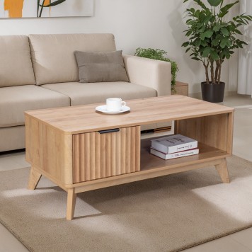 Table basse Hamea bois  MDF  110 x 55,2 x 45 cm