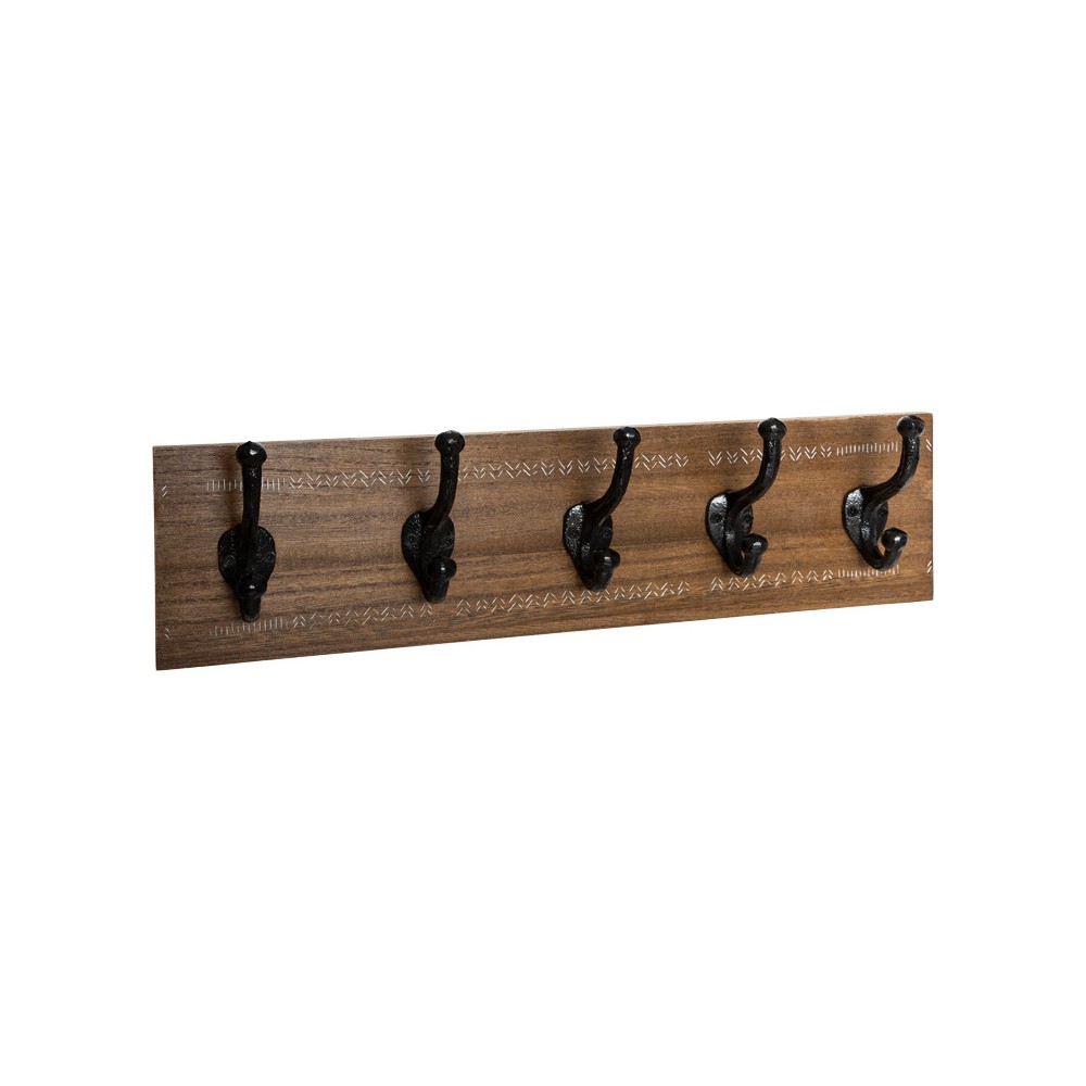 Porte manteau patère marron bois 50x8,5x13 cm
Porte manteau patère marron bois 50x8,5x13 cm