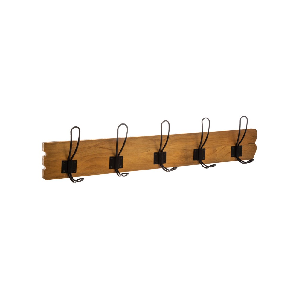 Porte manteau patère bois 63,6x9,5x14 cm
Porte manteau patère bois 63,6x9,5x14 cm