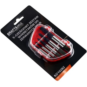 Wykrętaki do zerwanych śrub 5 el. KD10263