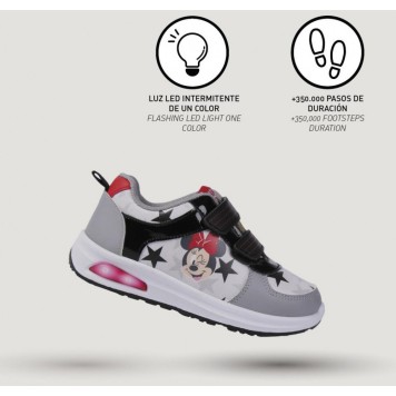 Disney Minnie  Star LED flashing, light-up street shoes 32