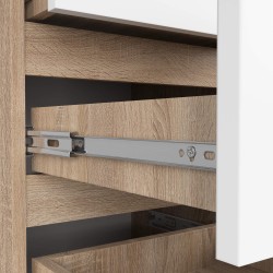 KOMODA CL5 PK DĄB SONOMA / BIAŁA