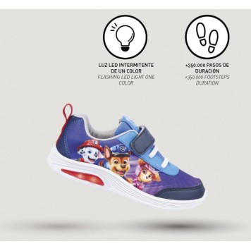 Paw Patrol LED flashing, light-up street shoes 23-28