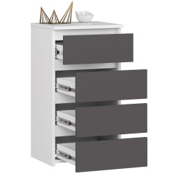 KOMODA CL4 PK BIAŁA / SZARA