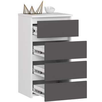 KOMODA CL4 PK BIAŁA / SZARA